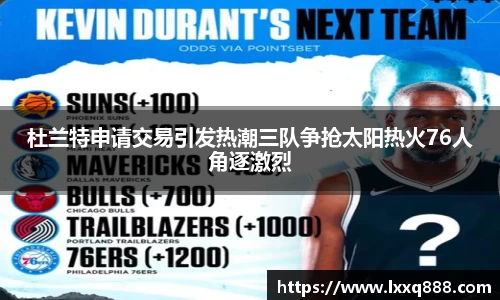 杜兰特申请交易引发热潮三队争抢太阳热火76人角逐激烈