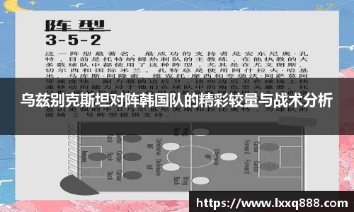 乌兹别克斯坦对阵韩国队的精彩较量与战术分析